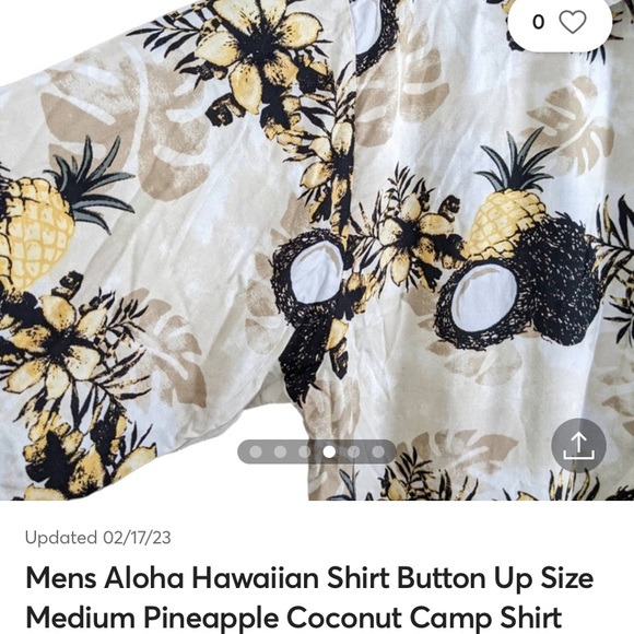 Men’s Puritan Hawaiian casual shirt, size extra large. With front pocket - Picture 4 of 9